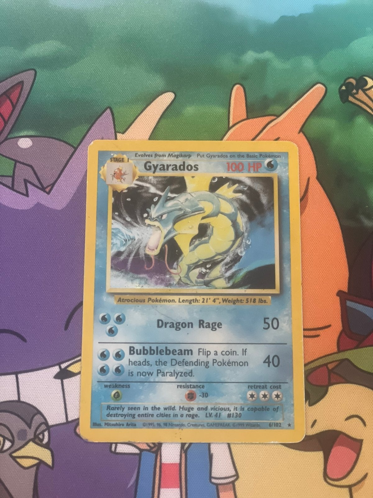 Gyarados 6/102 | Base Set, Enlèvement ou Envoi, Utilisé