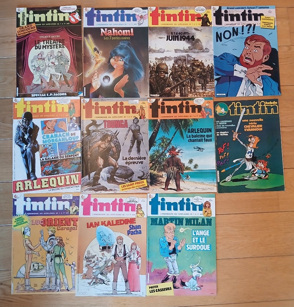 magazines "Journal de Tintin" à vendre à la pièce ou lot, Enlèvement