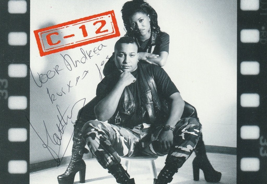C-12 - foto met handtekening - 1996, Verzamelen, Ophalen of Verzenden, Zo goed als nieuw, Foto of Kaart, Gesigneerd