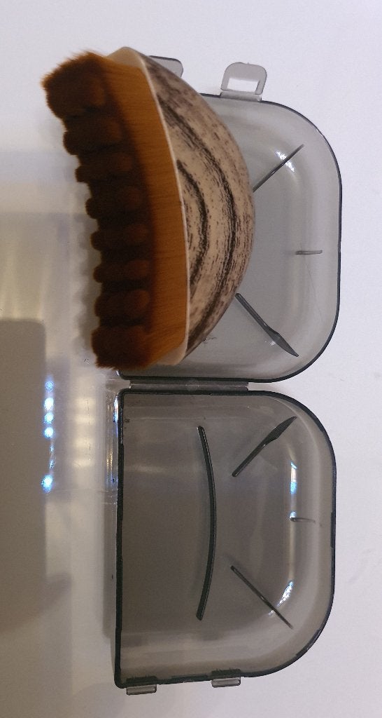 Handige multifunctionele make-up borstel met opbergdoosje, Ophalen of Verzenden, Nieuw, Make-up