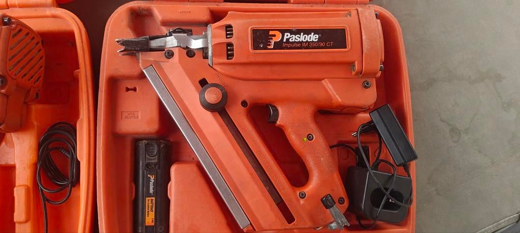 Paslode im350/90ct accu gas tacker, Doe-het-zelf en Bouw, Ophalen