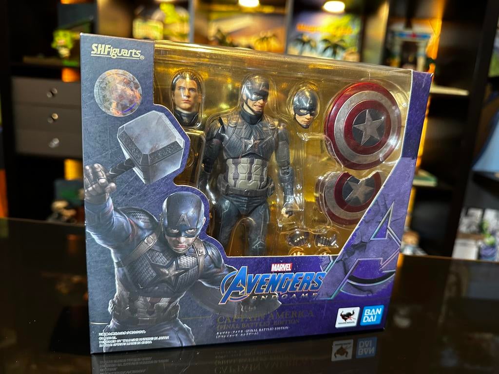 Het eindspel van S.H. Figuarts Captain America Final Battle, Verzamelen, Ophalen of Verzenden, Zo goed als nieuw