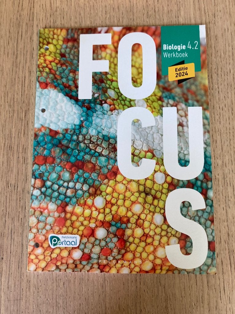 Focus Biologie 4.2 Werkboek, ASO, Verzenden, Biologie, Nieuw