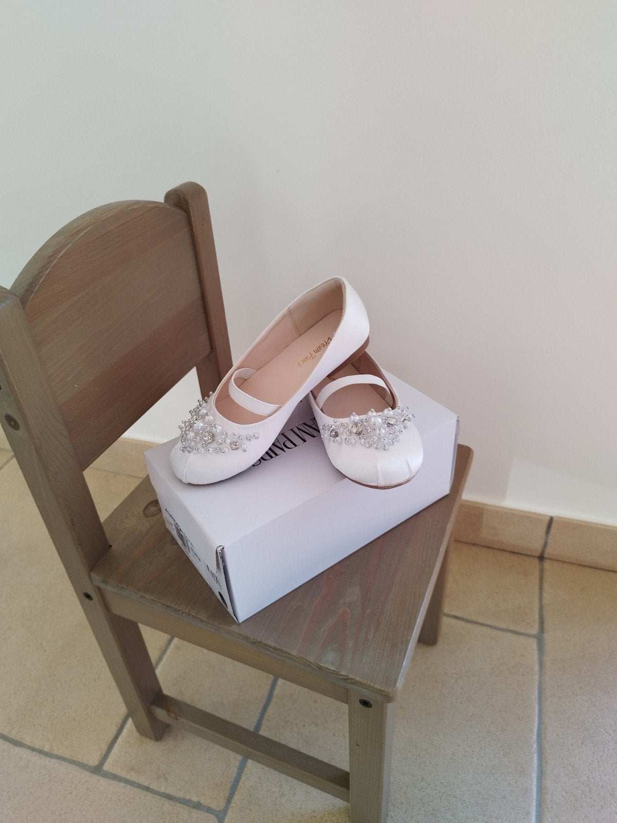 Chaussures blanches pour filles, comme neuves ! taille 30, Comme neuf, Enlèvement, Dream Pairs, Chaussures