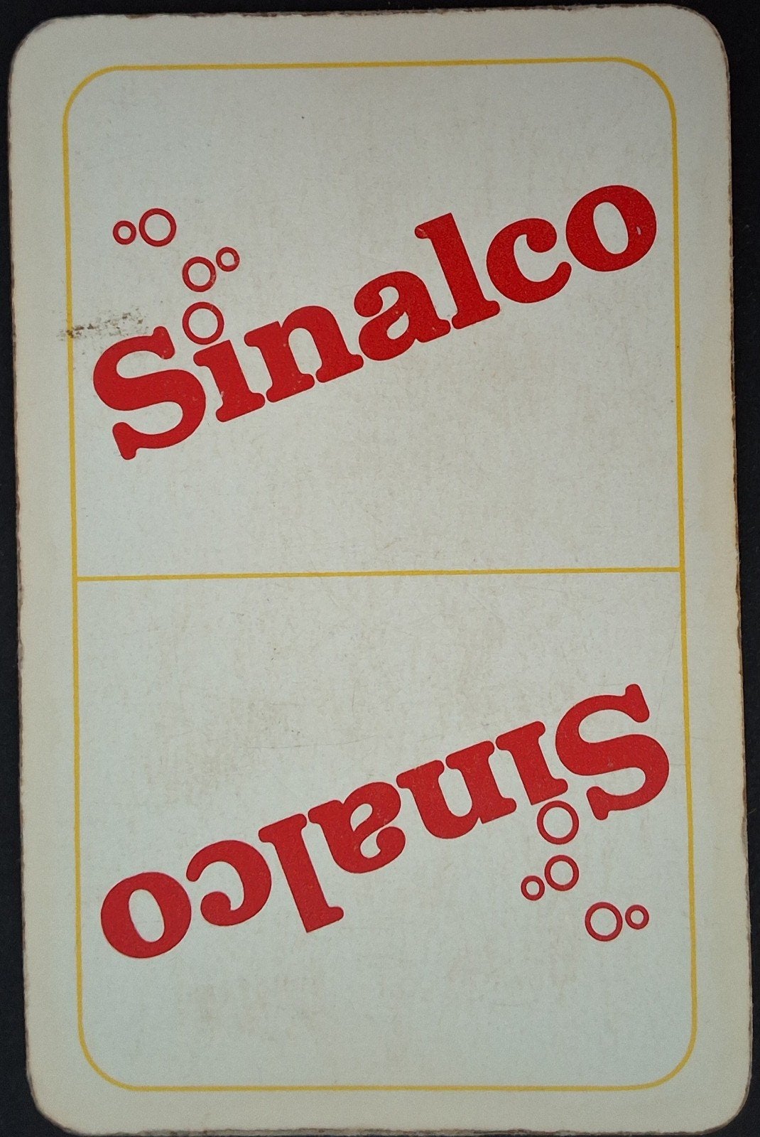 1 Speelkaart  Sinalco, Verzamelen, Ophalen of Verzenden