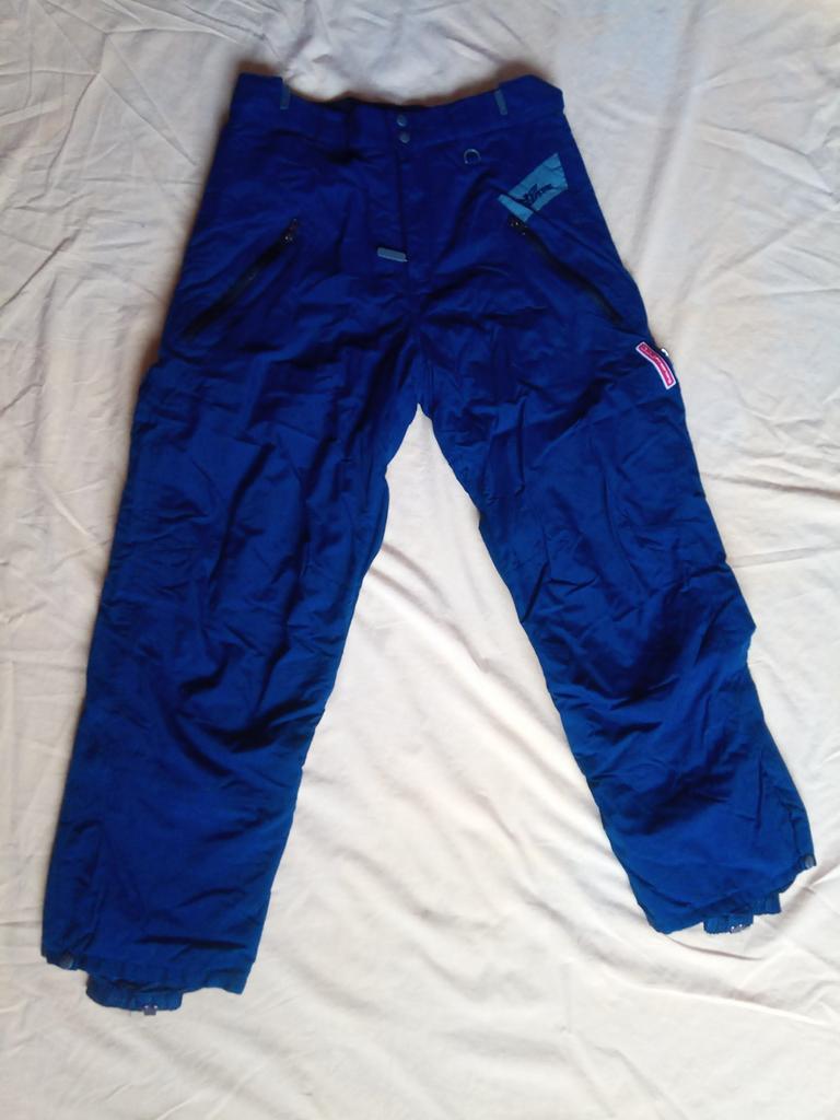 Skibroek - M, Ophalen, Maat 48/50 (M), Blauw, Gedragen