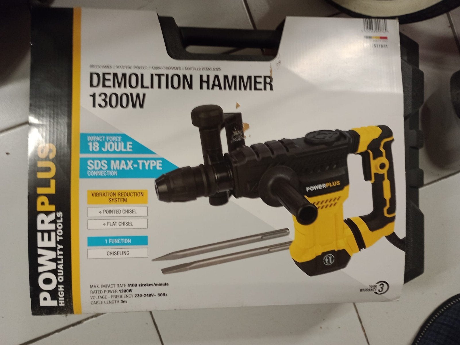 marteau piqueur, Bricolage & Construction, Enlèvement, Comme neuf, Marteau perforateur et/ou Marteau piqueur