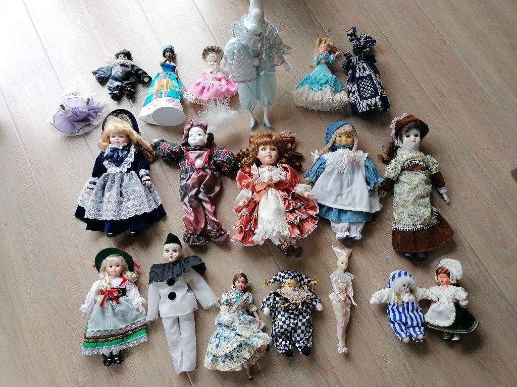 Poupées (19 poupées) (lot pour 50€), Collections, Enlèvement ou Envoi, Utilisé, Poupée