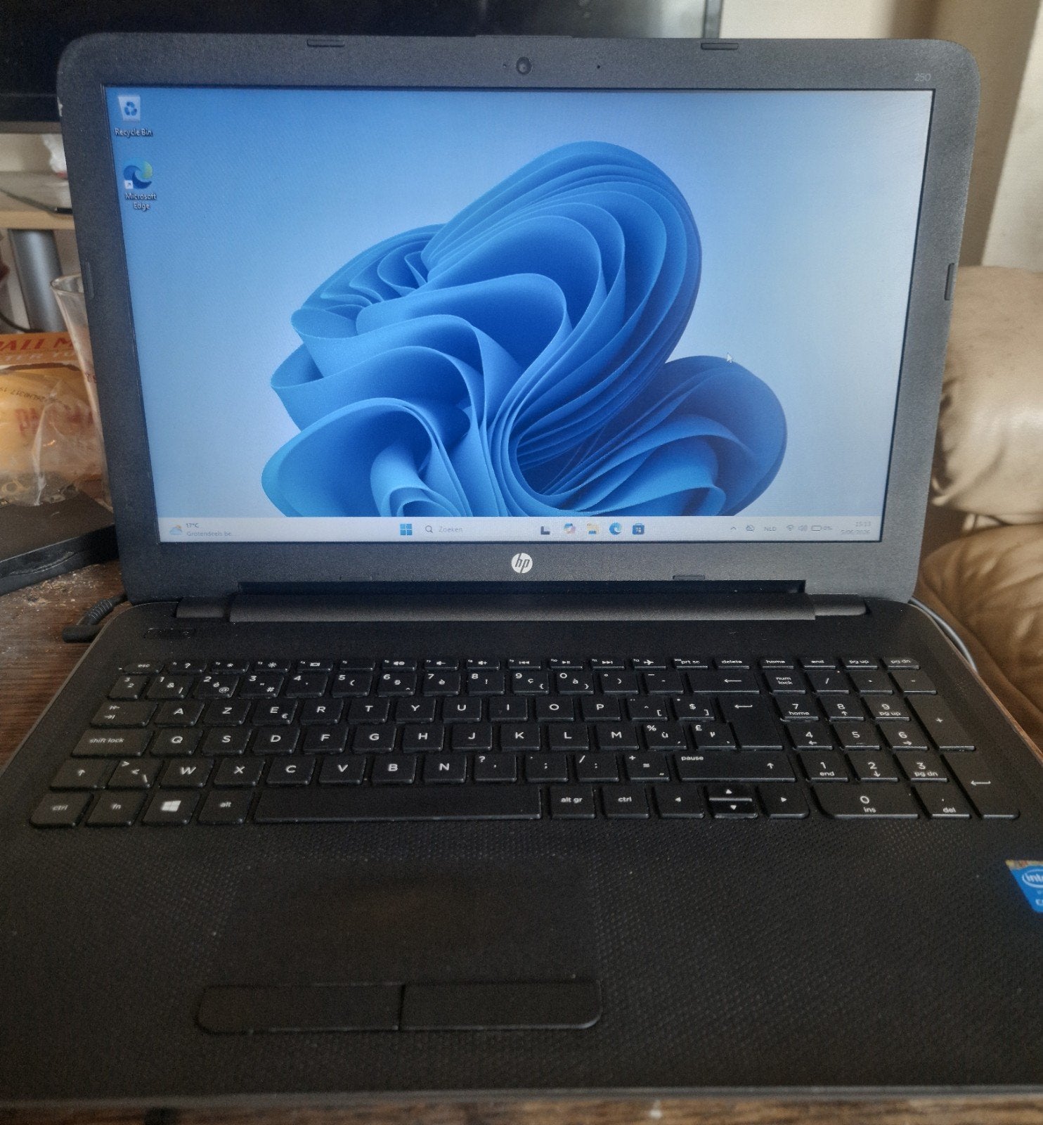 Laptop HP I3 8gig ram 128gig ssd win 11, Ophalen of Verzenden, Zo goed als nieuw, HP, Azerty