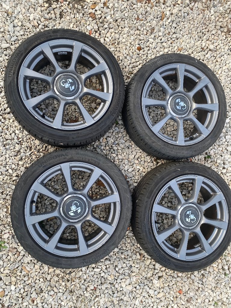 Abarth  16" velgen te koop, Auto-onderdelen, Ophalen, Gebruikt, Velg(en), 16 inch