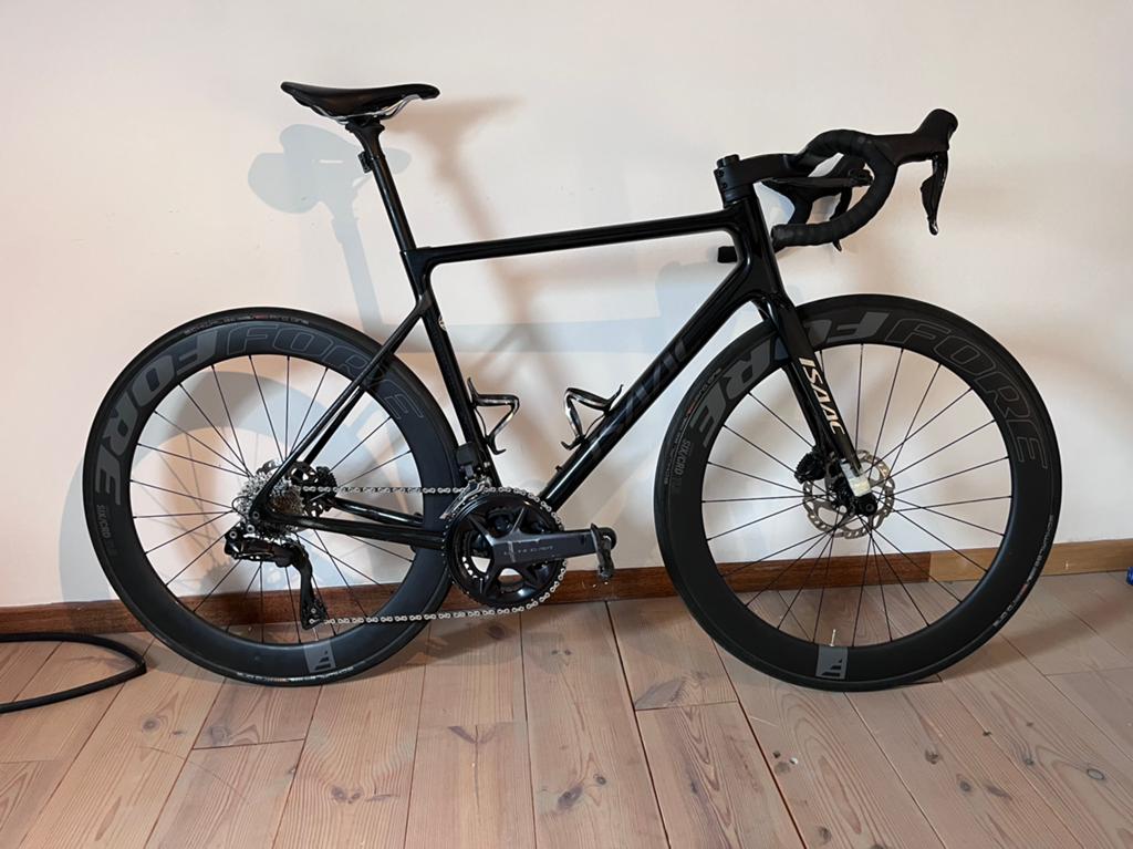 Isaac Element – Shimano Di2 – Powermeter- maat 58 -racefiets, Fietsen en Brommers, Fietsen | Racefietsen, Zo goed als nieuw, Heren