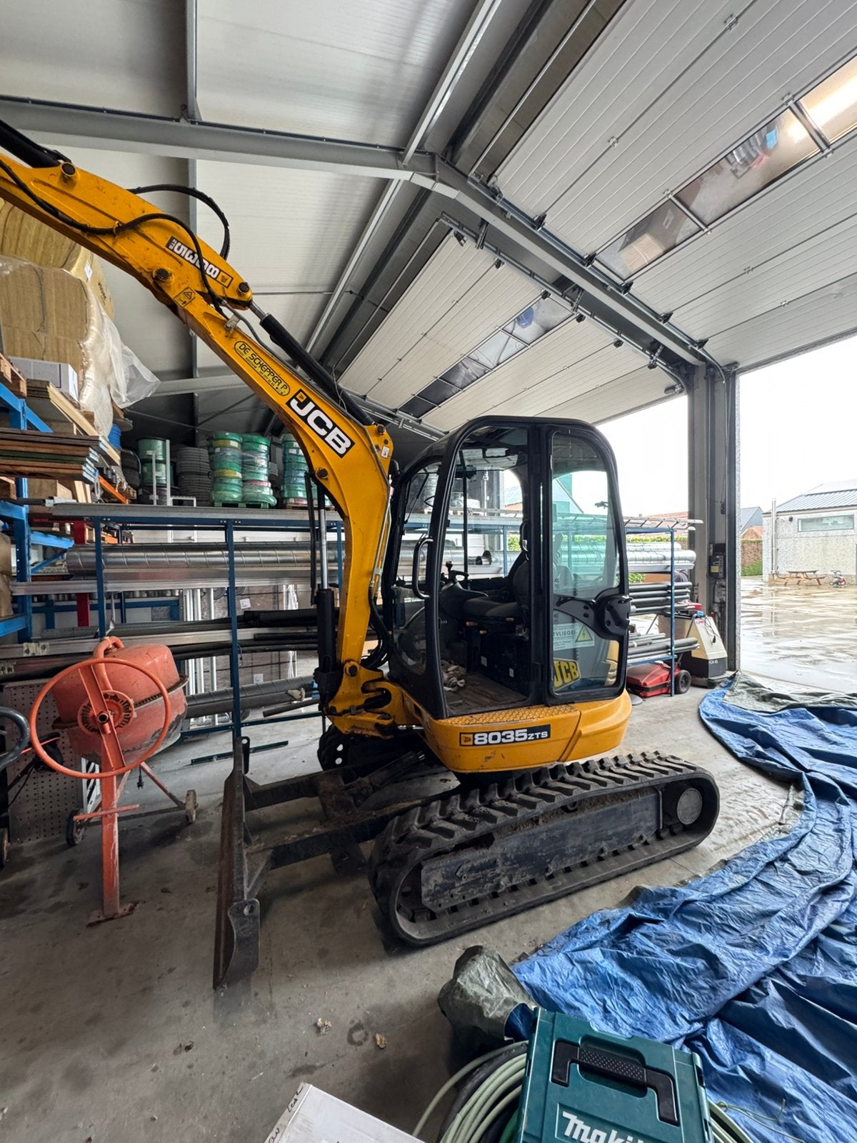 Graafmachine JCB 8035 zts, Ophalen, Graafmachine