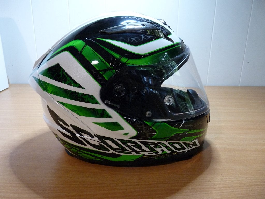 Scorpion EXO-2000 racehelm (Shifter) - L - 56-60cm, Motoren, Overige merken, Heren, Ophalen of Verzenden, Integraalhelm