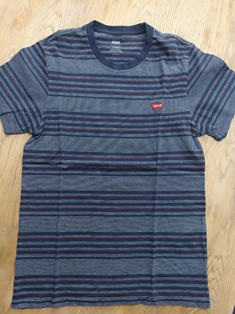 T-shirt ligné bleu Levi's taille XS, Vêtements | Hommes, T-shirts, Enlèvement ou Envoi, Comme neuf, Bleu, Taille 46 (S) ou plus petite