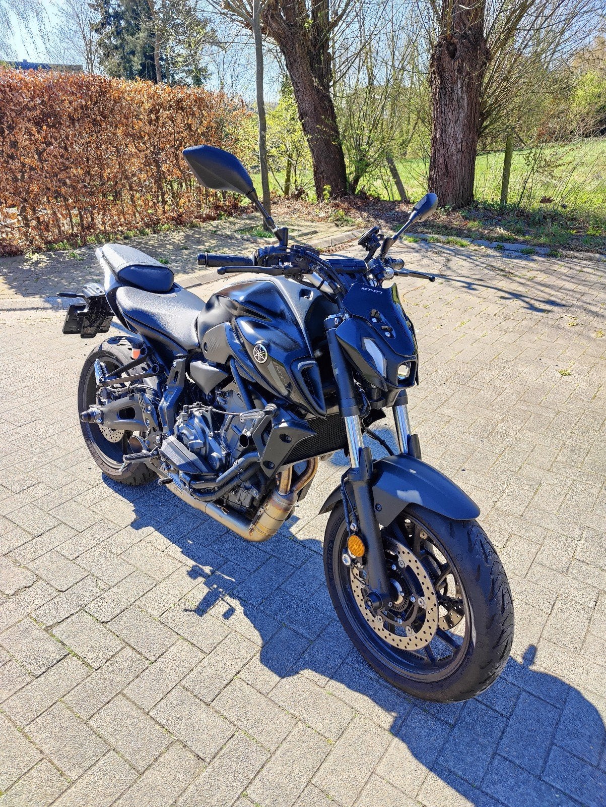 Yamaha MT-07 Tech Black, Motoren, 2 cilinders, Motorrijbewijs A, Gebruikt, Particulier