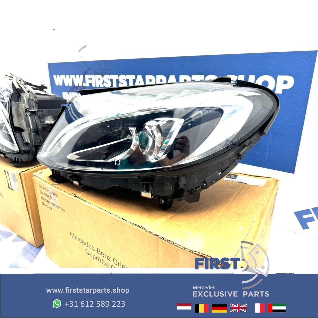 W205 LED High Performance KOPLAMP LINKS Mercedes C Klasse A2, Utilisé, -, -, Enlèvement ou Envoi