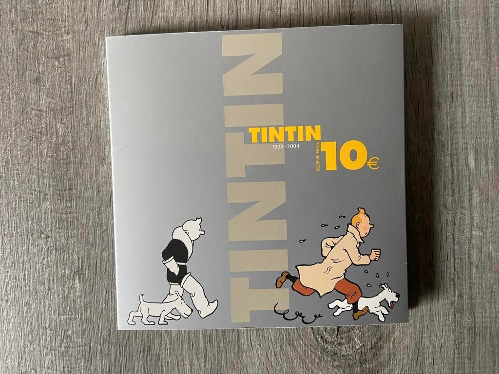 Tintin anniversaire 75 ans - Pièce de 10 euros, Timbres & Monnaies, Enlèvement ou Envoi