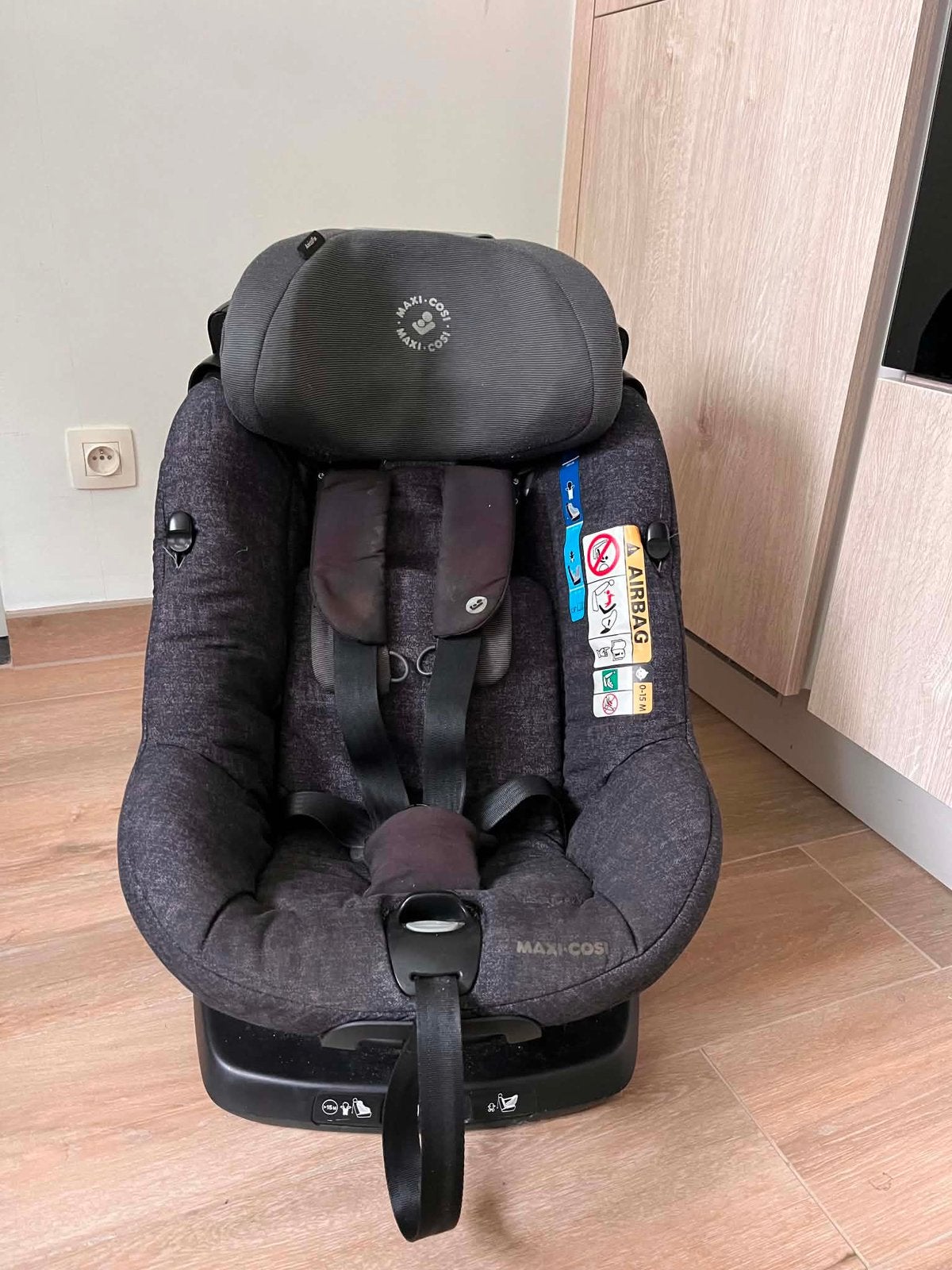 Maxi cosi axissfix, Kinderen en Baby's, Ophalen, Gebruikt, 0 t/m 18 kg, Slaapstand