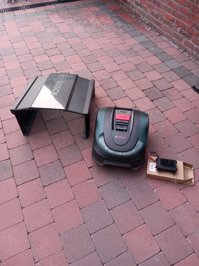 Robotmaaier bosch, Enlèvement, Utilisé