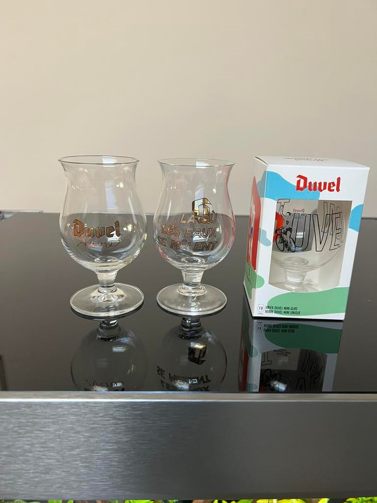 Duvel apero glaasjes, Ophalen, Zo goed als nieuw