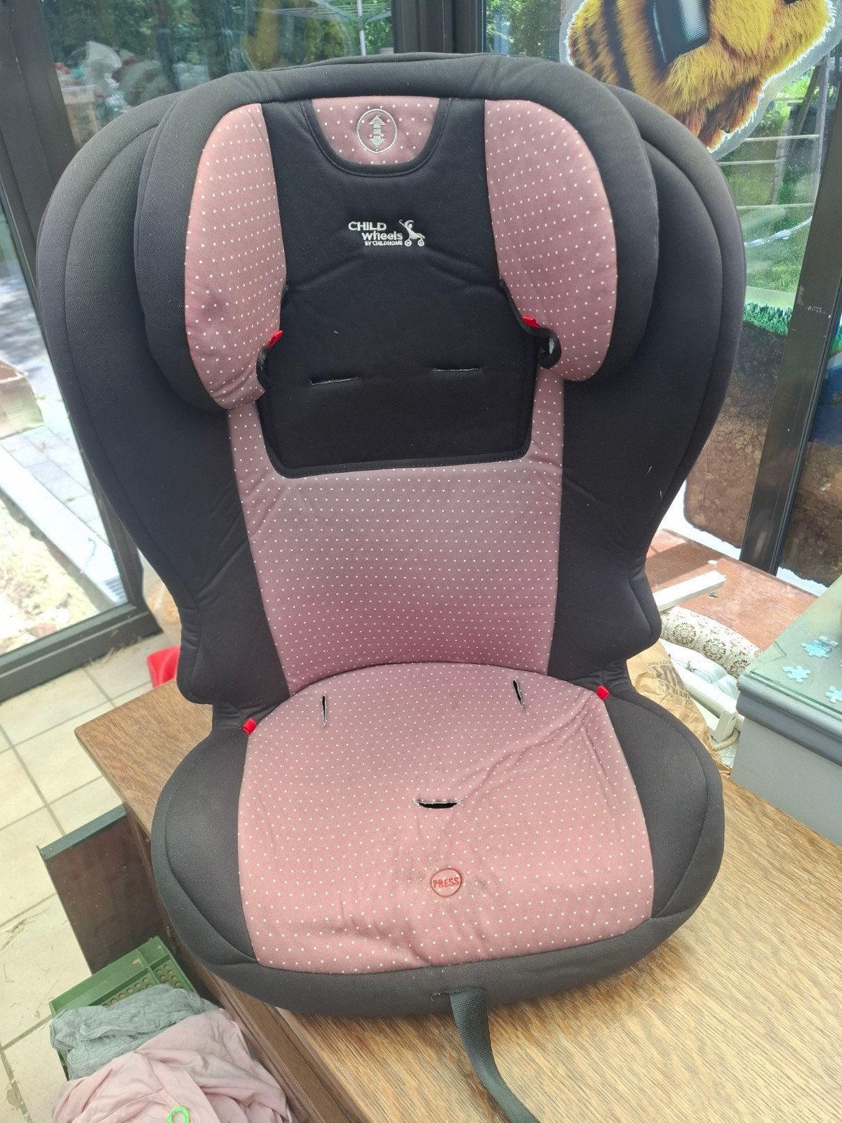 Stoelverhoger Isofix groep 2 en 3 met rugleuning, Kinderen en Baby's, Autostoeltjes, Gebruikt, Verstelbare rugleuning, Isofix