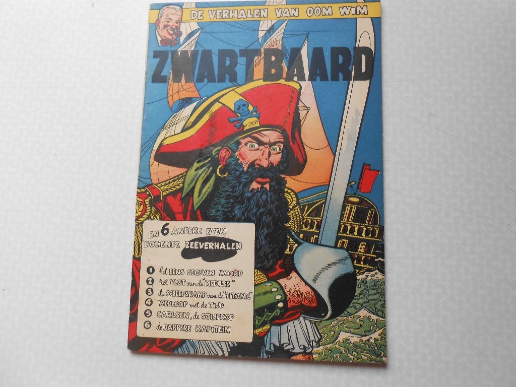 De verhalen van oom wim 1 zwartbaard 1 ste dr 1953., Boeken, Eén stripboek, Eddy Paape / J.M. Charlie, Ophalen of Verzenden, Zo goed als nieuw