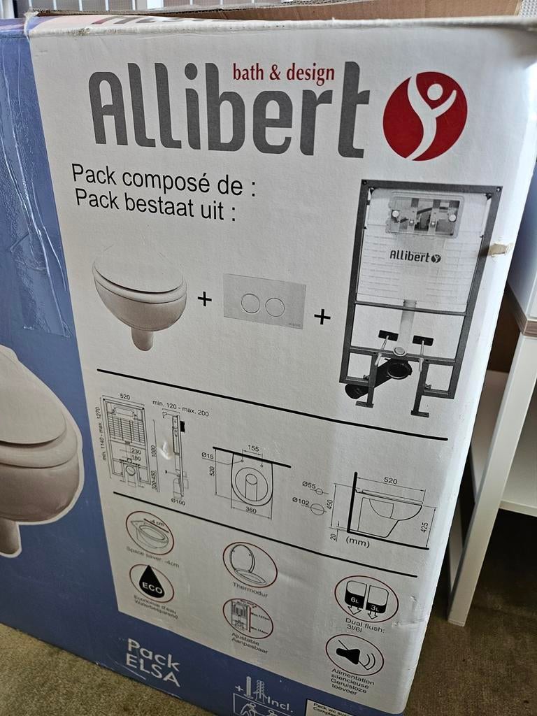 Pack wc suspendu, Enlèvement