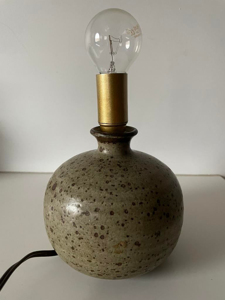 Vintage lamp in keramiek, Huis en Inrichting, Lampen | Tafellampen, Ophalen of Verzenden, Gebruikt, Overige materialen, Minder dan 50 cm