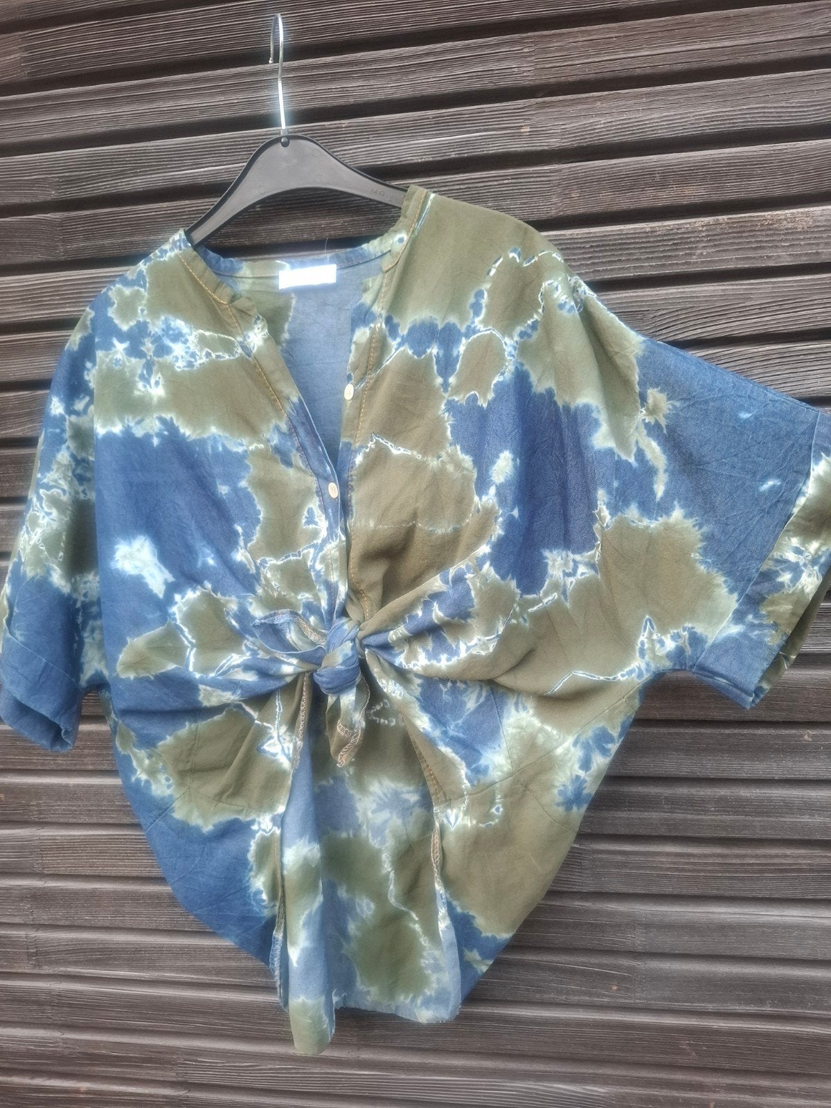 Neuve blouse oversize T unique jean bleu kaki Margot, Vêtements | Femmes, Neuf, Manches courtes, Taille 38/40 (M), Margot