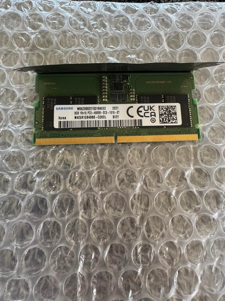 16gb (2x8) DDR5 SO-DIMM RAM, Computers en Software, RAM geheugen, Ophalen of Verzenden, Zo goed als nieuw, DDR5, Laptop