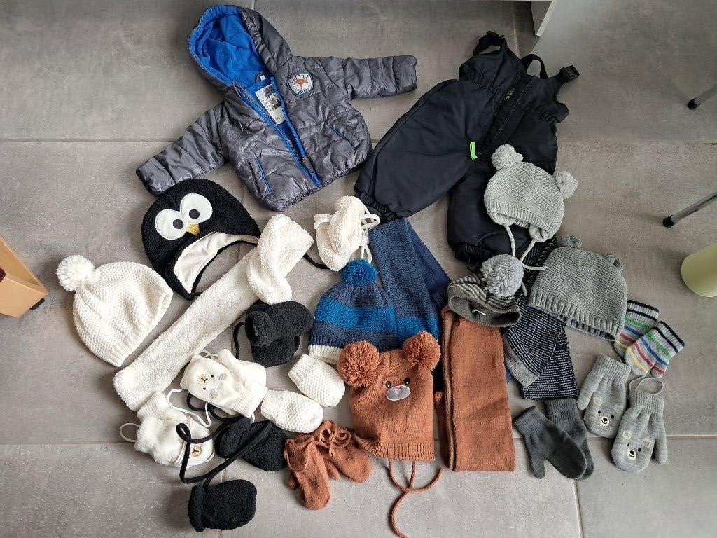pakket winterspullen maat 68, Ophalen, Zo goed als nieuw, Maat 68