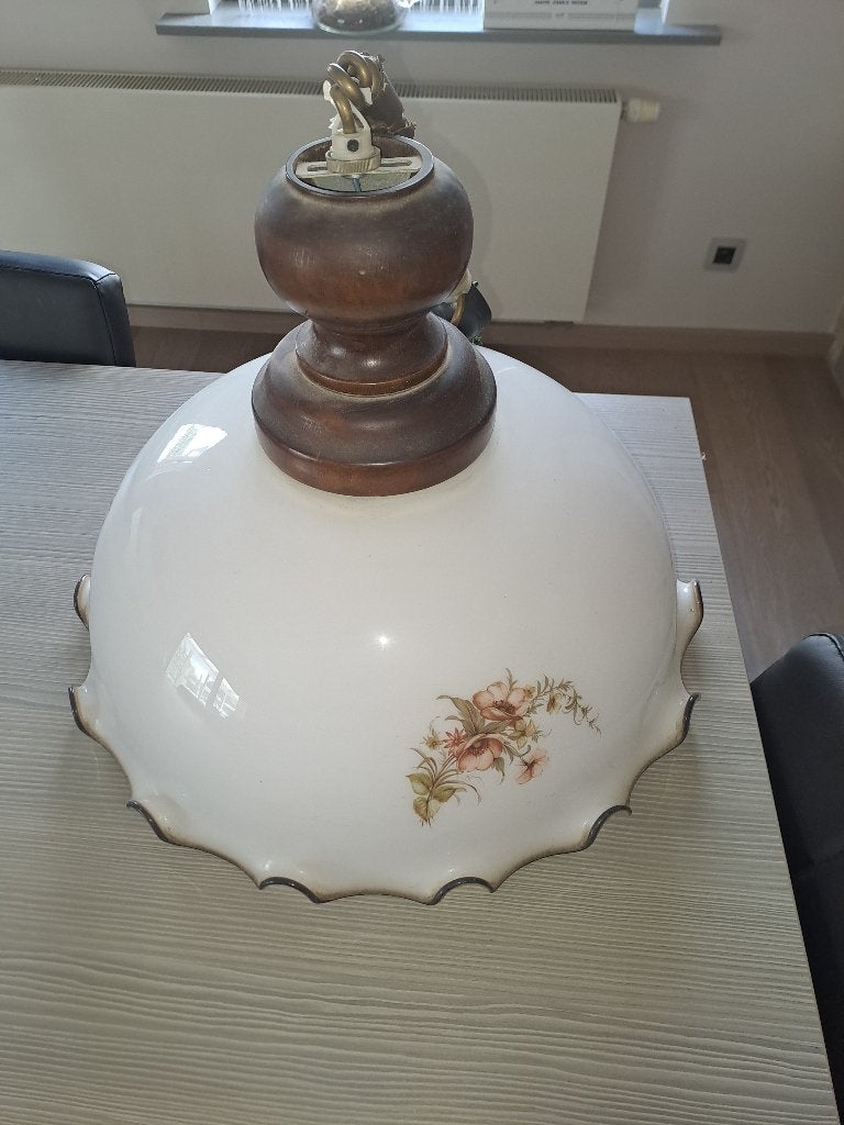 Retro lamp, Ophalen, Gebruikt, E27 (groot), Glas
