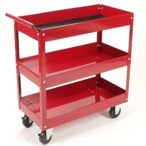 Gereedschapswagen rood (open), Verzenden