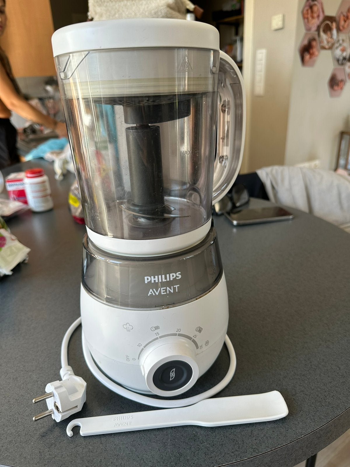 Avent philips stoomkoker 4 in 1 grijs, Ophalen, Gebruikt, 2 snelheden