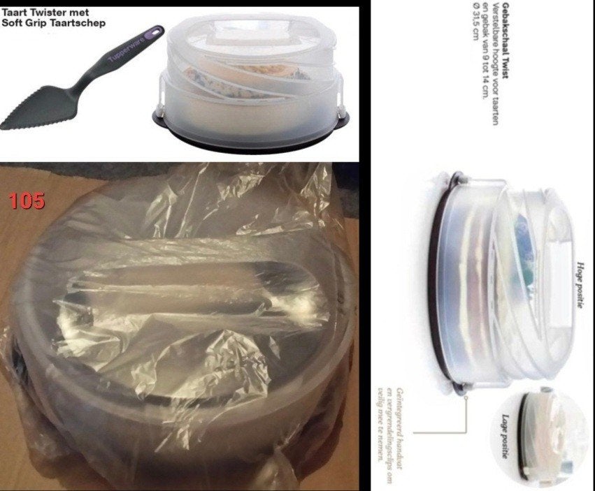 Tupperware Taartdozen / Cakedozen (zie omschrijving), Huis en Inrichting, Overige kleuren, Overige typen, Nieuw, Ophalen of Verzenden