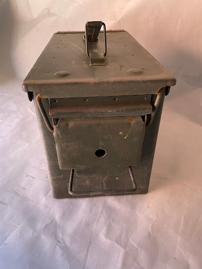 Minutiekist Amerik. leger, Collections, Objets militaires | Général, Enlèvement ou Envoi, Armée de terre, Caisse ou Géocache