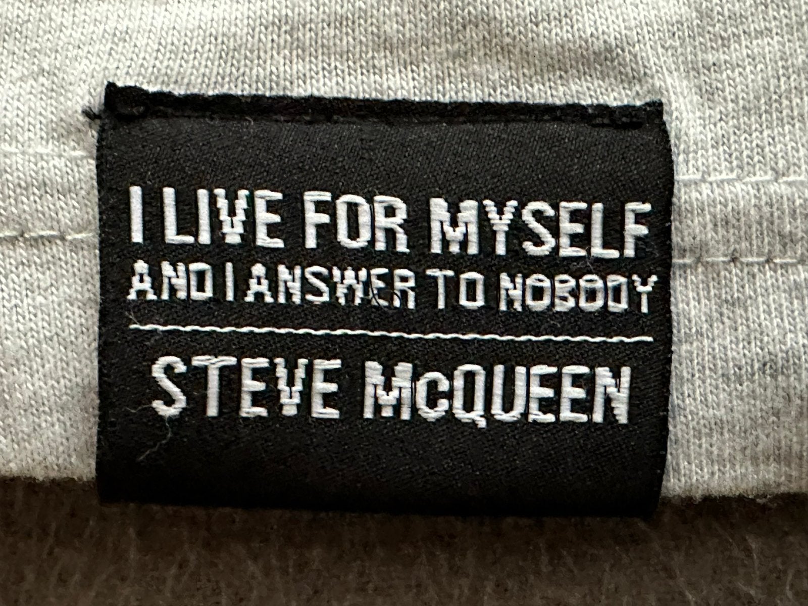NIEUW t-shirt Steve McQueen limited edition, Ophalen of Verzenden, Zo goed als nieuw, Maat 52/54 (L), Grijs