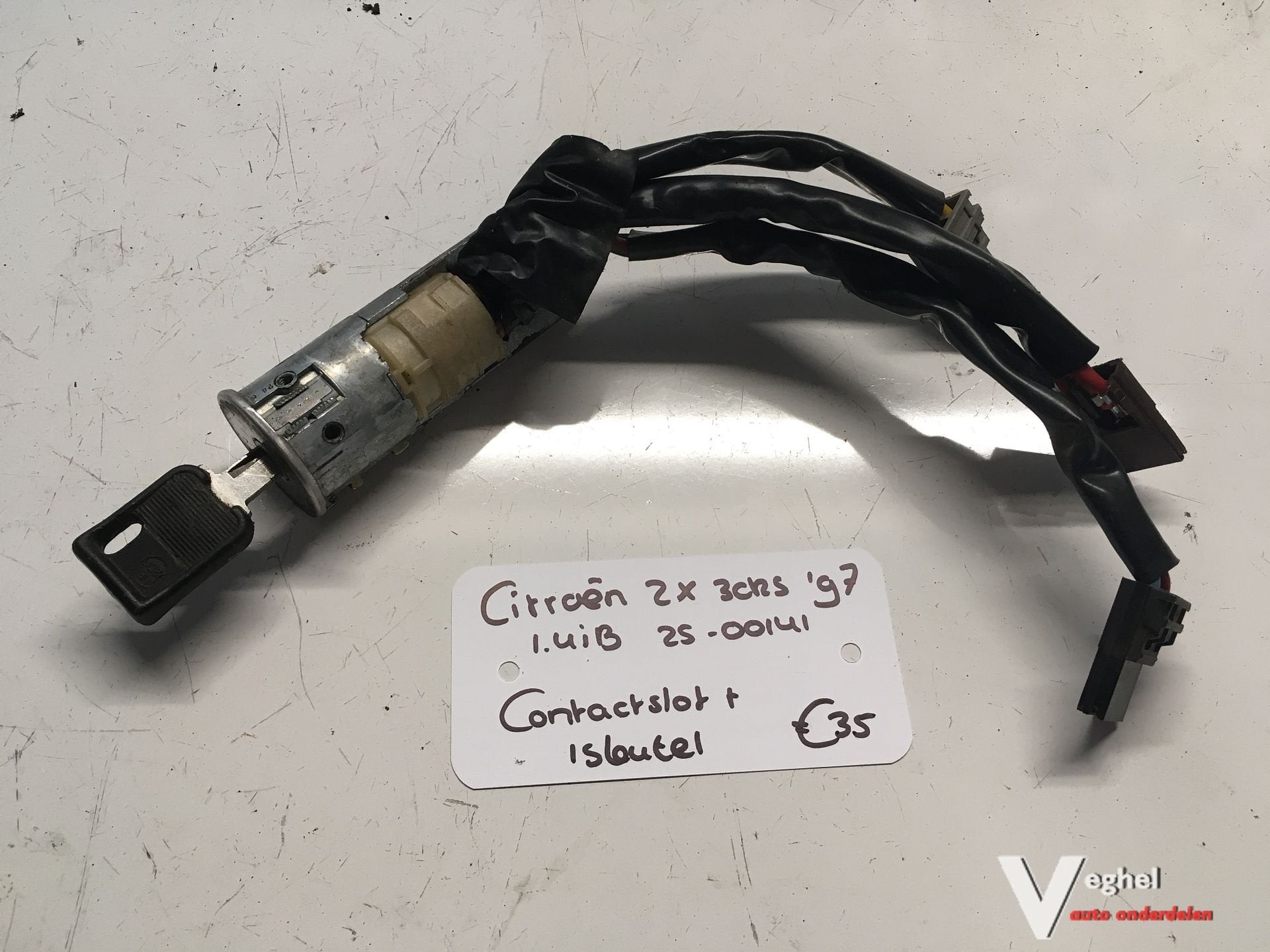 Citroen ZX 1.4 B 3drs 1997 2500141   Contactslot met sleutel, Auto-onderdelen, Gebruikt, -, -, Ophalen of Verzenden