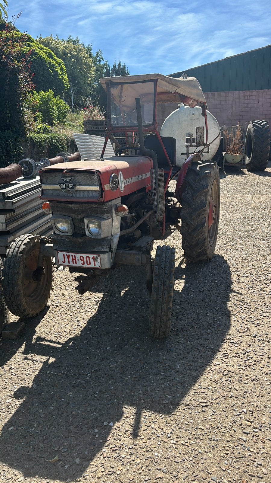 Massey Ferguson 130, Enlèvement, Massey Ferguson