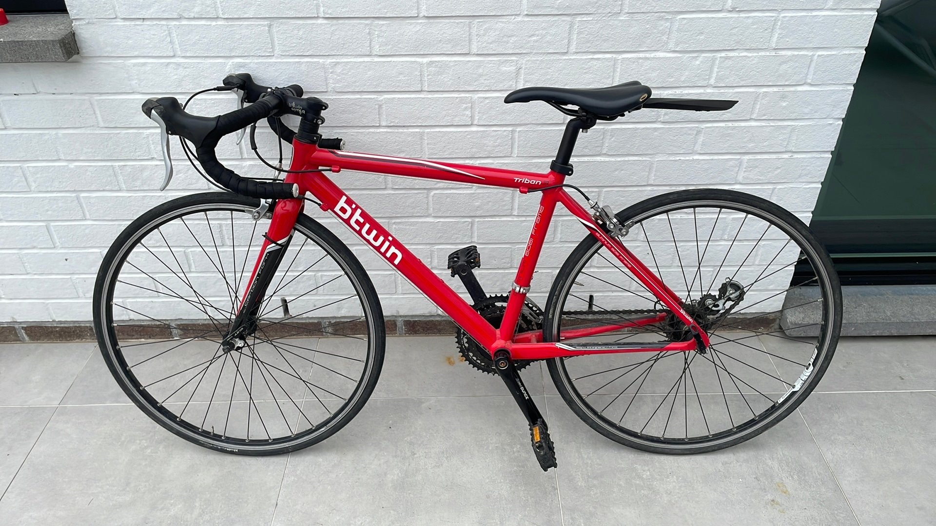 Vélo de route Btwin Triban, Frein sur jante, Enlèvement ou Envoi, 65 cm ou plus, Utilisé