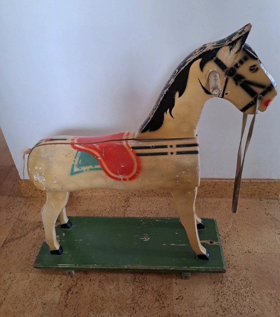 Vintage paard, Ophalen