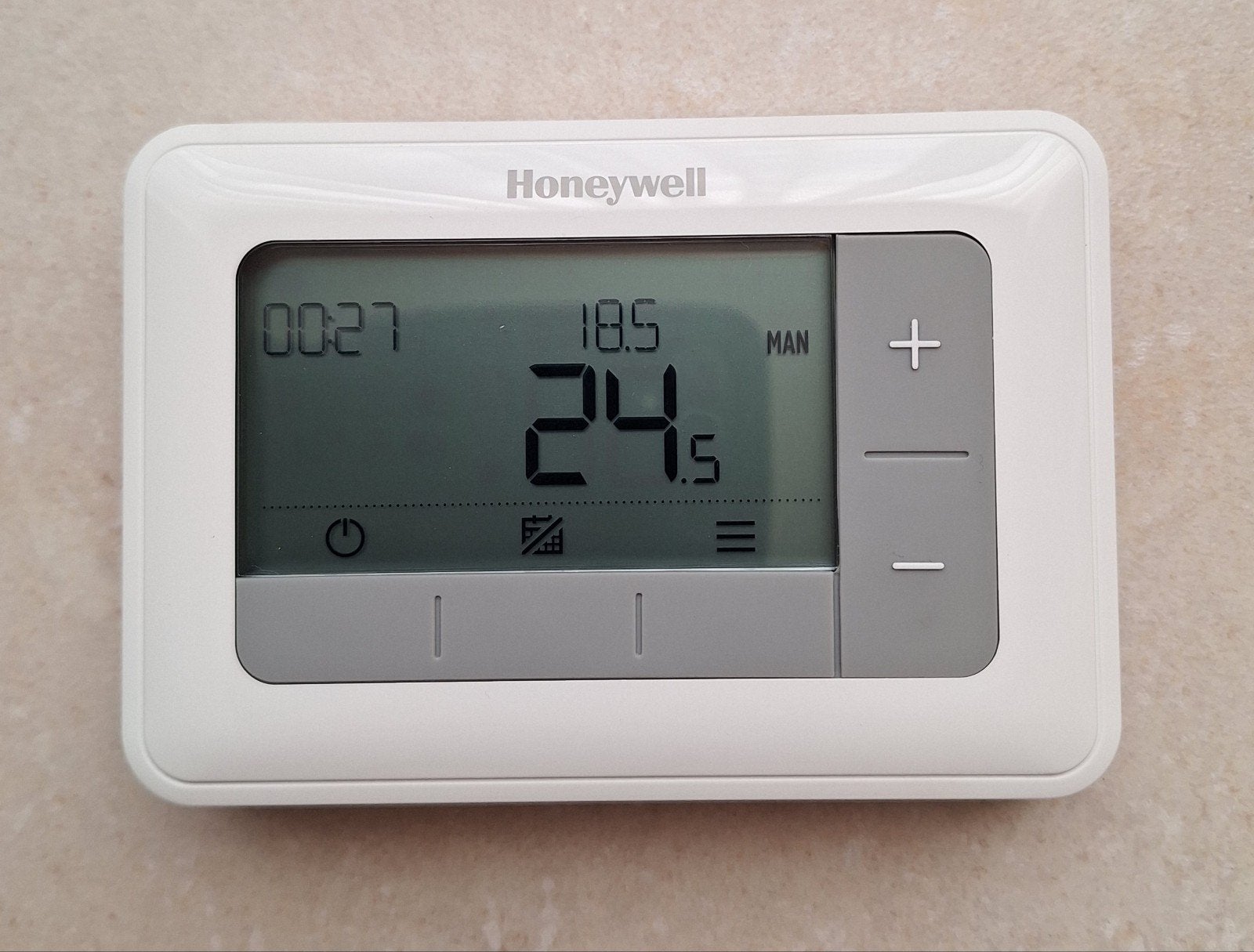 Thermostaat Honeywell T4H, Ophalen
