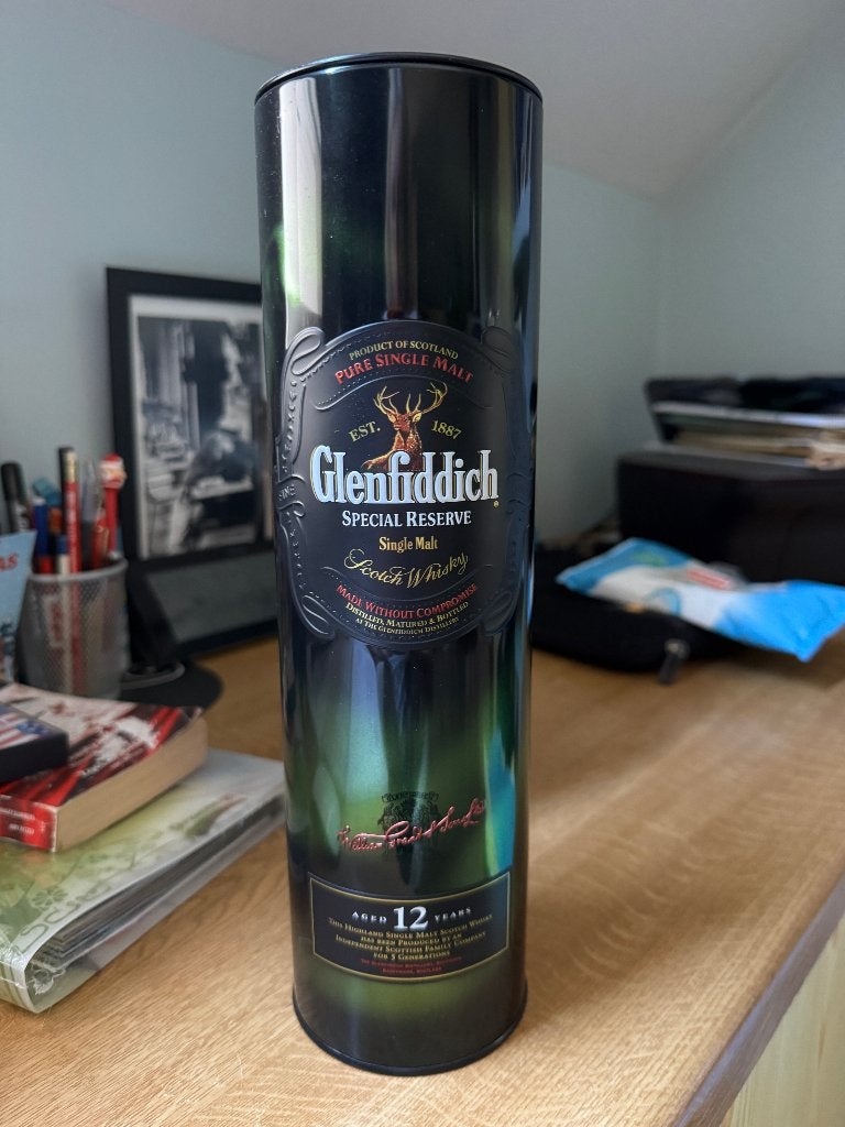 Koker : Glenfiddich Special Reserve, Verzamelen, Ophalen of Verzenden, Nieuw, Overige typen