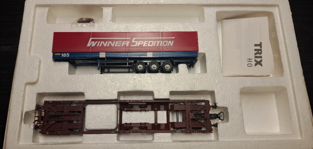 Trix draagwagen 24425-03, Gebruikt, Gelijkstroom, Trix, Wagon