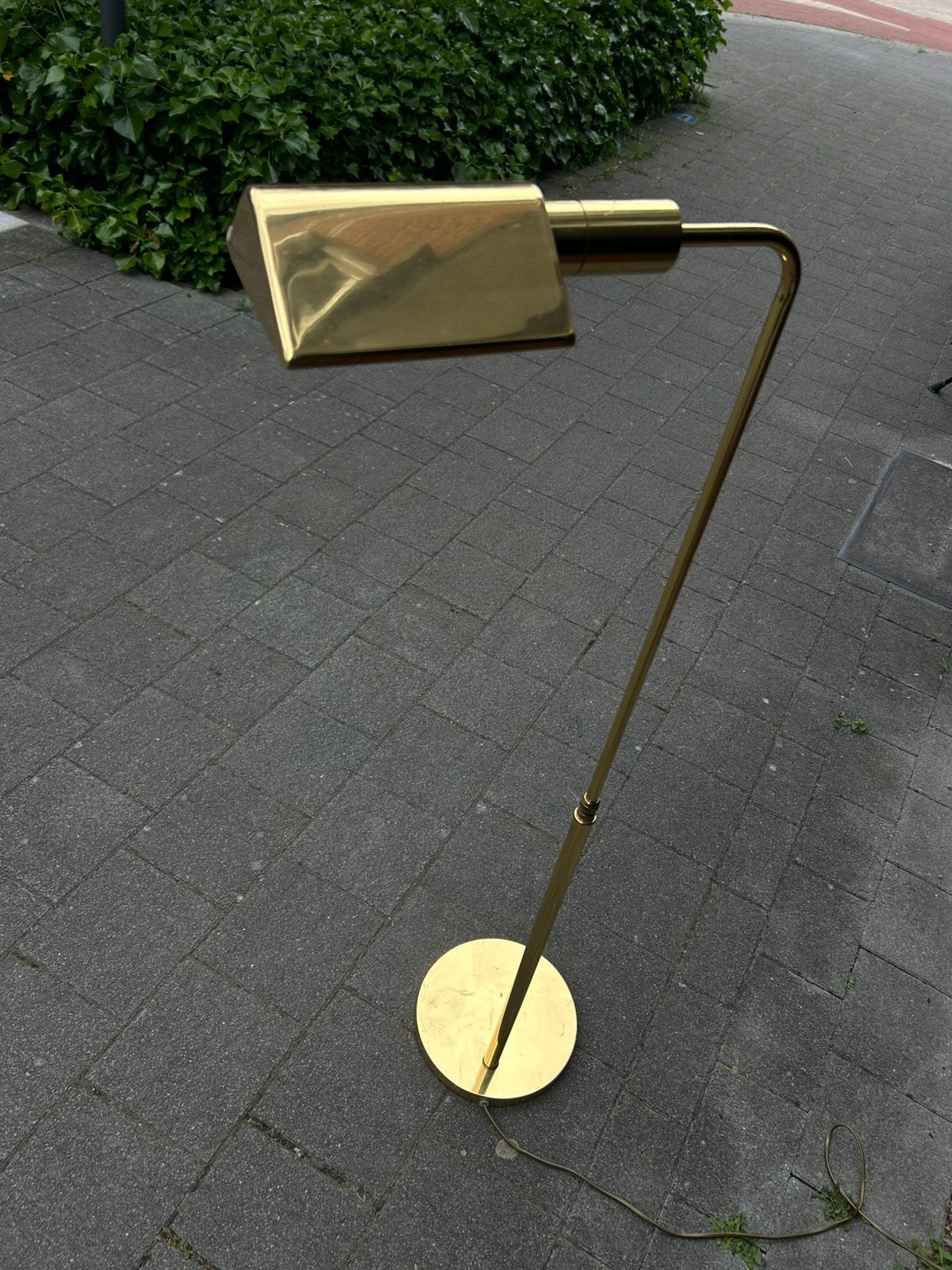 Vintage gouden staande lamp, Ophalen