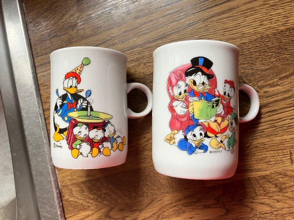 Set van 2 disney mokken ( Donald Duck Kwik Kwek Kwak ), Verzamelen, Ophalen of Verzenden, Donald Duck, Servies