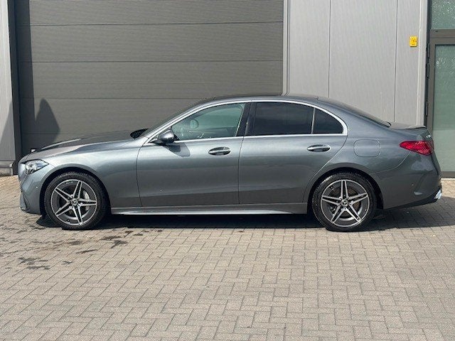 Mercedes-Benz C300e AMG pano dak burmester, Auto's, Mercedes-Benz, Automaat, Achterwielaandrijving, 4 cilinders, Alcantara