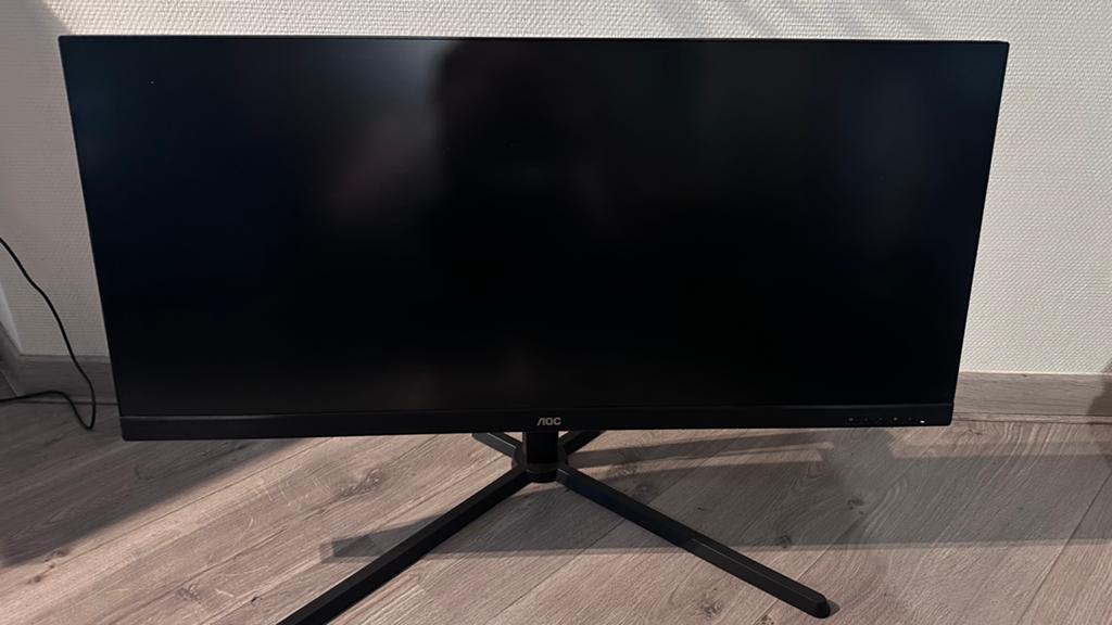 AOC 34” Ultrawide (FLAT) 144Hz Gaming Monitor, Computers en Software, Monitoren, 101 t/m 150 Hz, VA, Zo goed als nieuw, 1 tot 2 ms