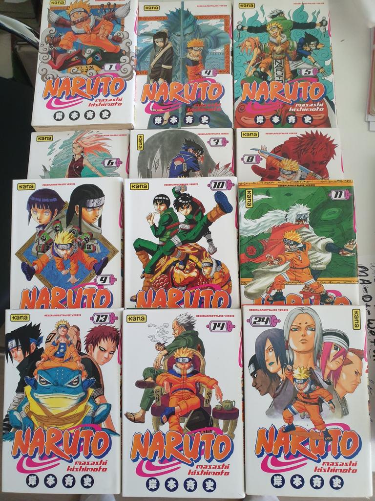 12 x NARUTO MANGA MASASHI KISHIMOTO NL versie, Boeken, Ophalen of Verzenden, Zo goed als nieuw, KISHIMOTO, Meerdere stripboeken