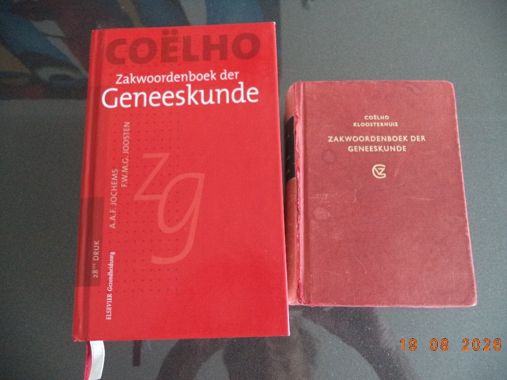 rode woordzakboekjes voor geneeskunde, Antiek en Kunst, Ophalen of Verzenden